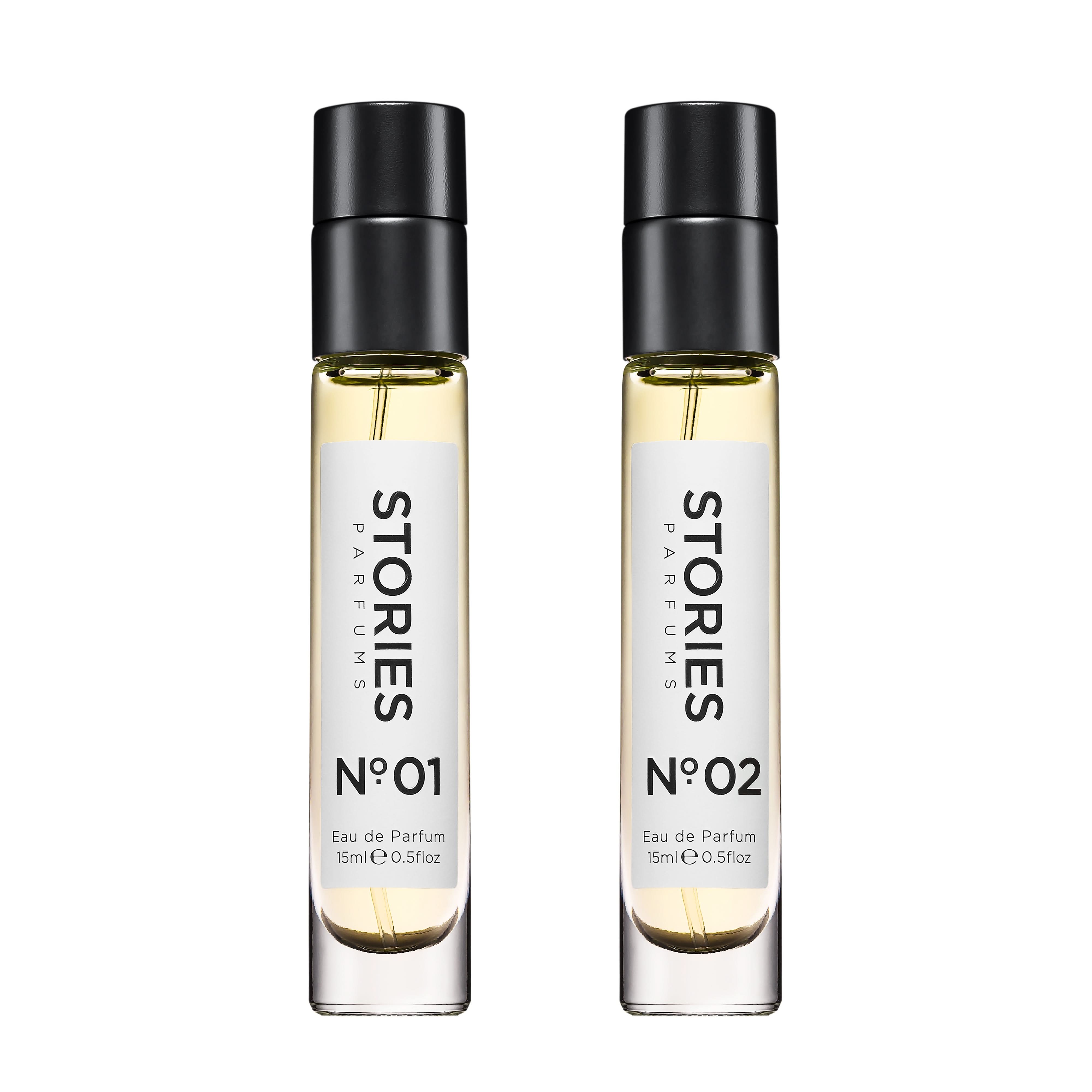 STORIES Eau de Parfum Discovery Duo, two 15ml bottles