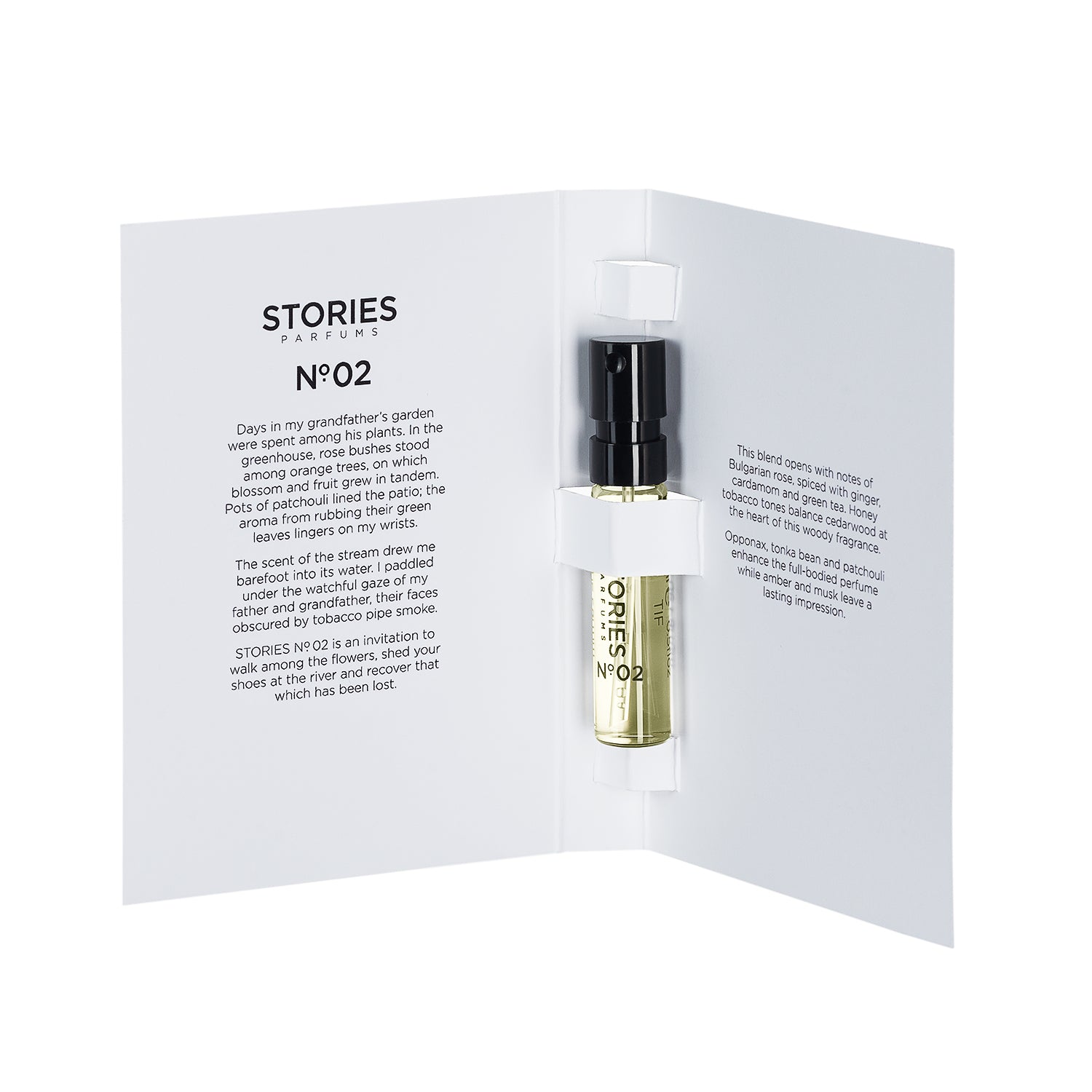 STORIES Nº.02 Eau de Parfum 2ml EDP | STORIES Parfums