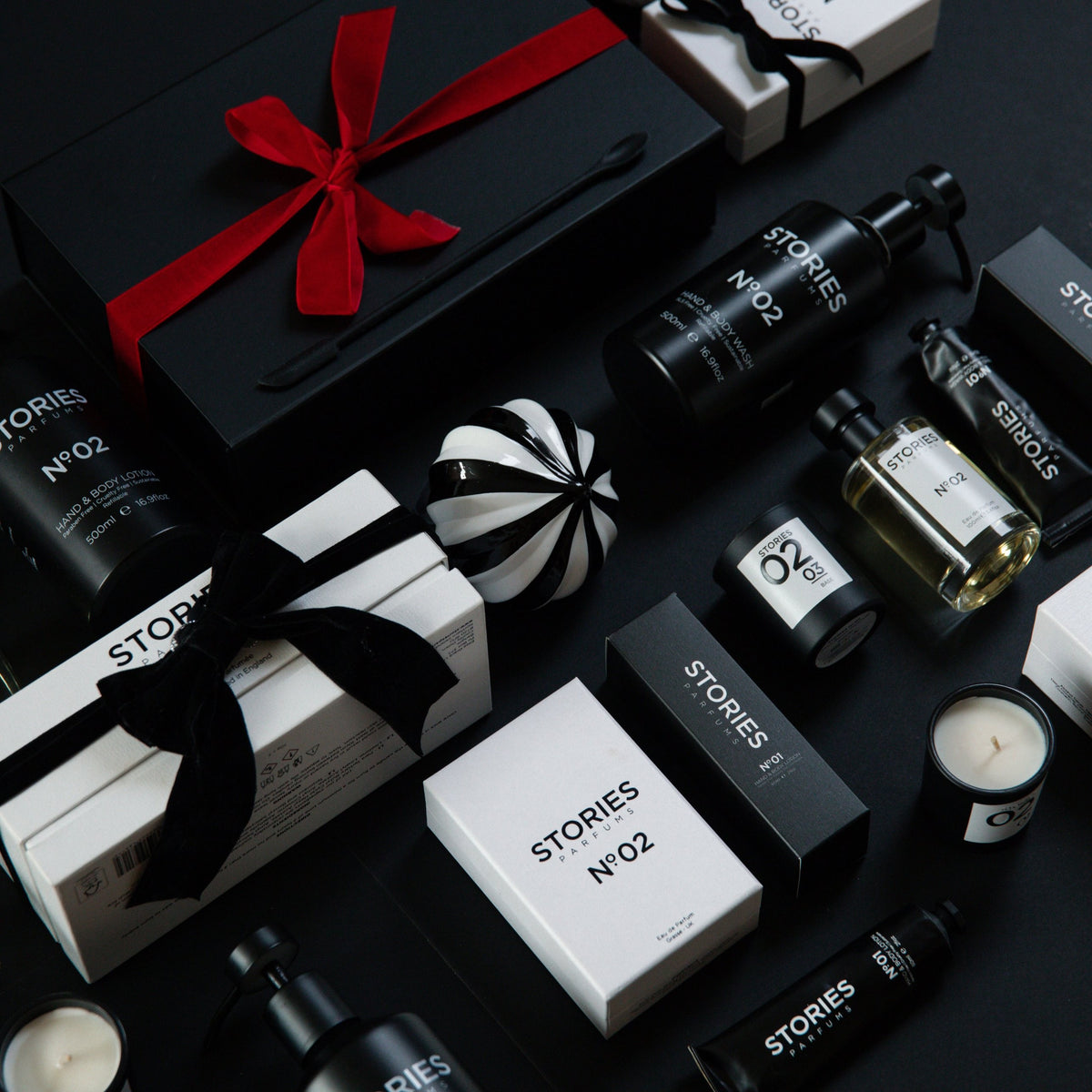 STORIES Nº.02 Hand & Body Wash and Lotion 500ml with Eau de Parfum and Christmas Gift Box
