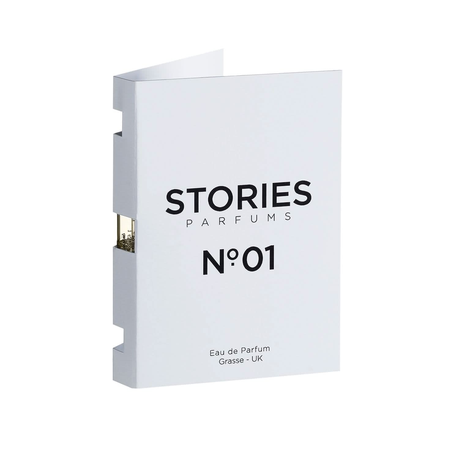 STORIES Parfums No.1 1.5ml Perfume Sample Exterior