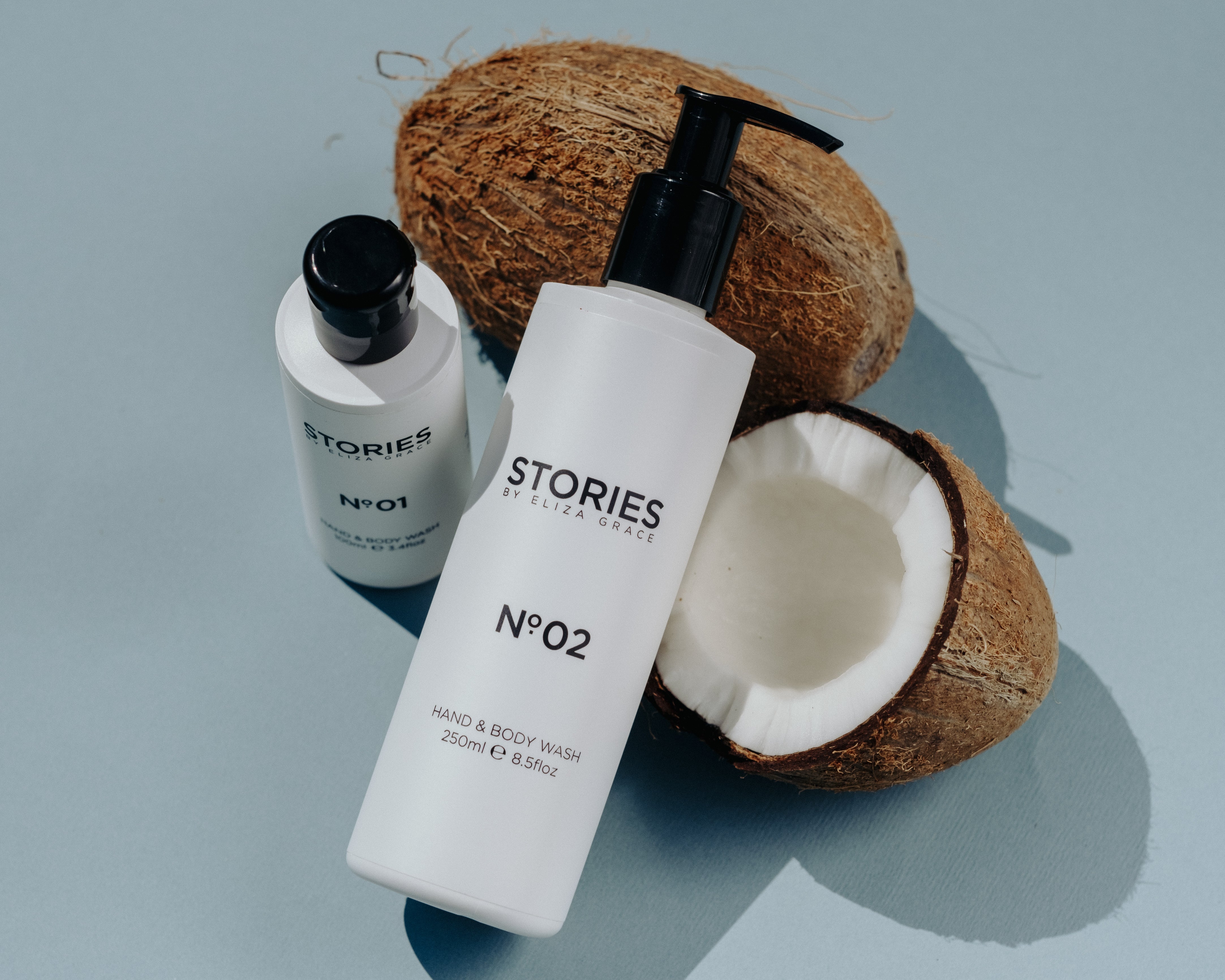 STORIES Parfums Sulpbate Free Body Care with Coconut Cleansers