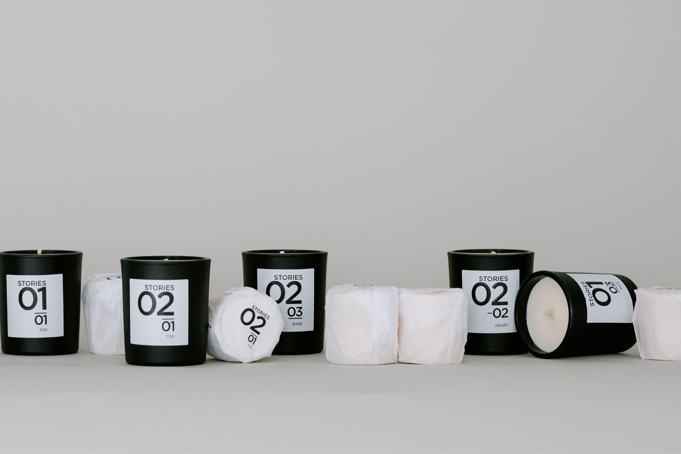 Luxury aesthetic candles with sustainable candle refills