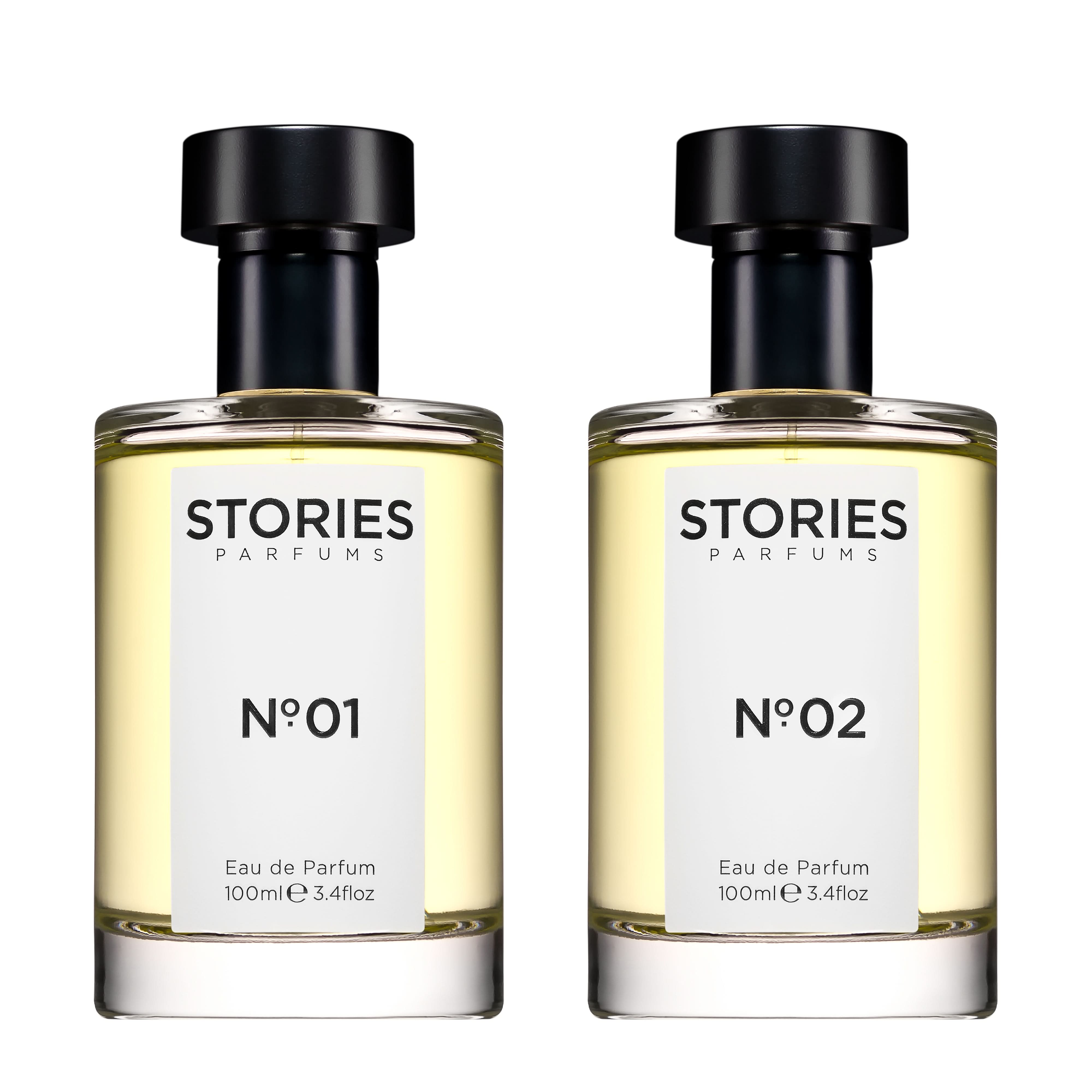 STORIES Eau de Parfum Deluxe Duo, two 100ml bottles