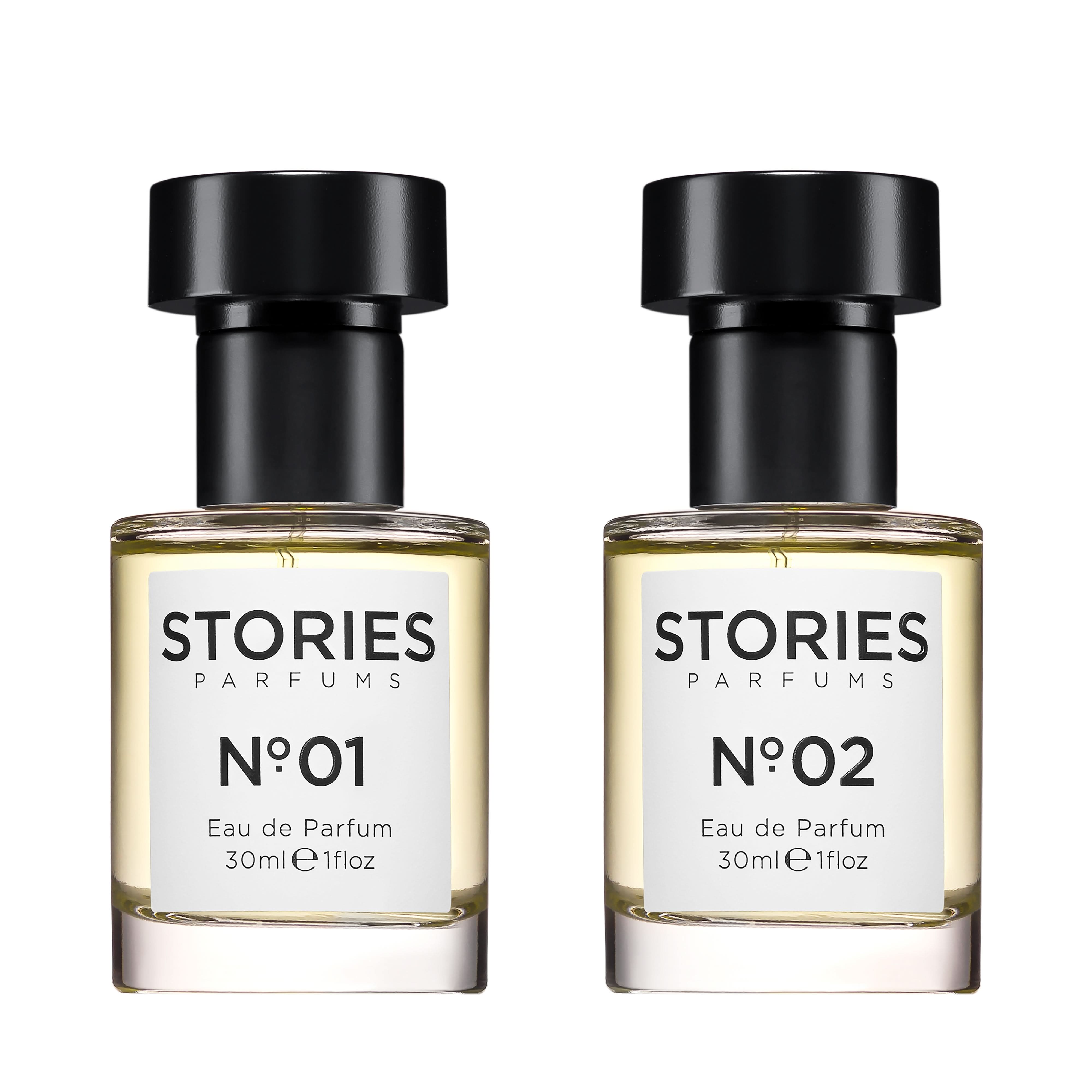 STORIES Eau de Parfum Signature Duo, two 30ml bottles