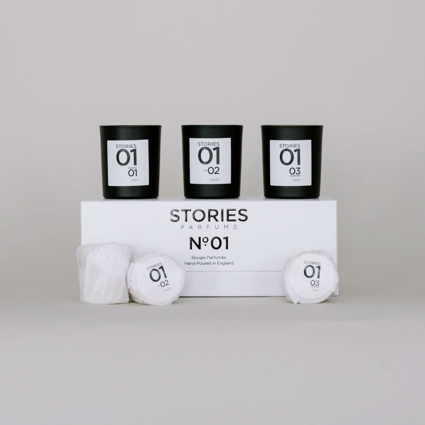 STORIES Nº.01 Bougie Parfumée candle detail