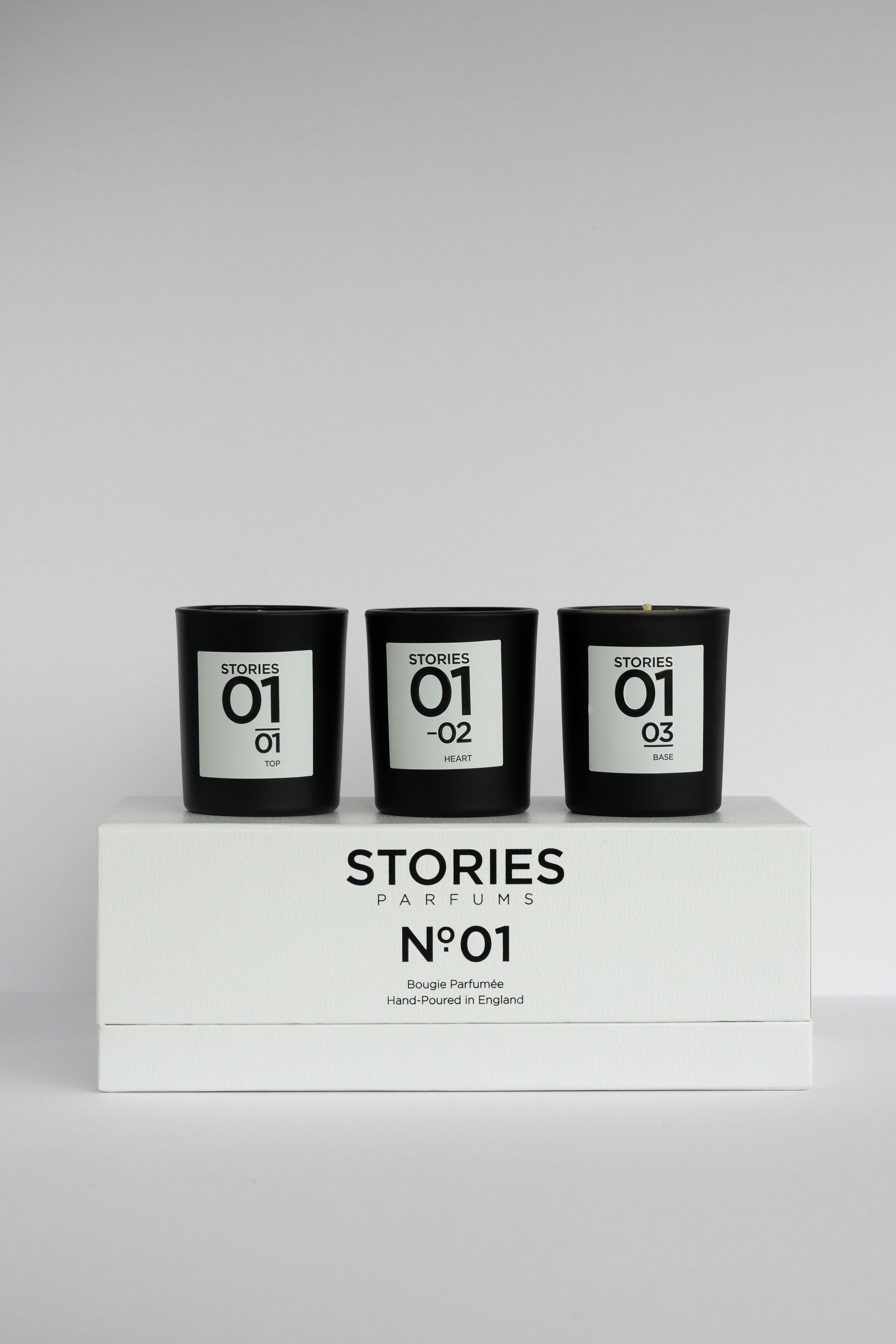 VIP ONLY STORIES N°.01 Perfumed Candle Trio | Complimentary Refills