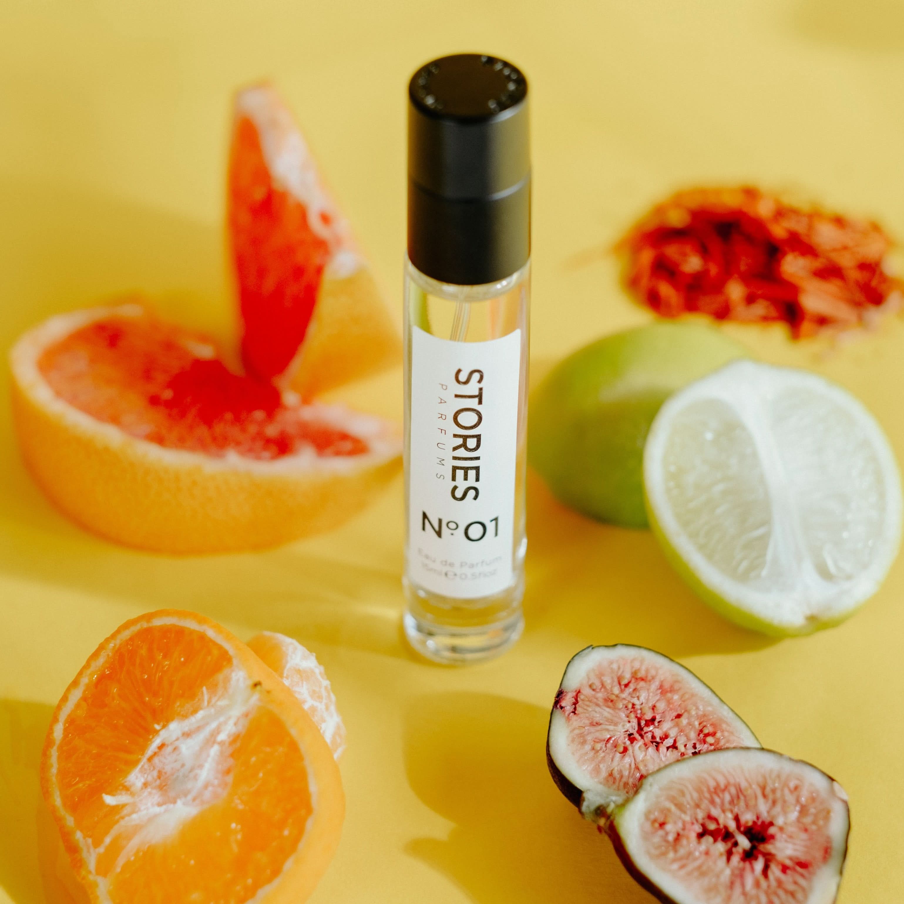 STORIES Eau de Parfum 15ml in hand