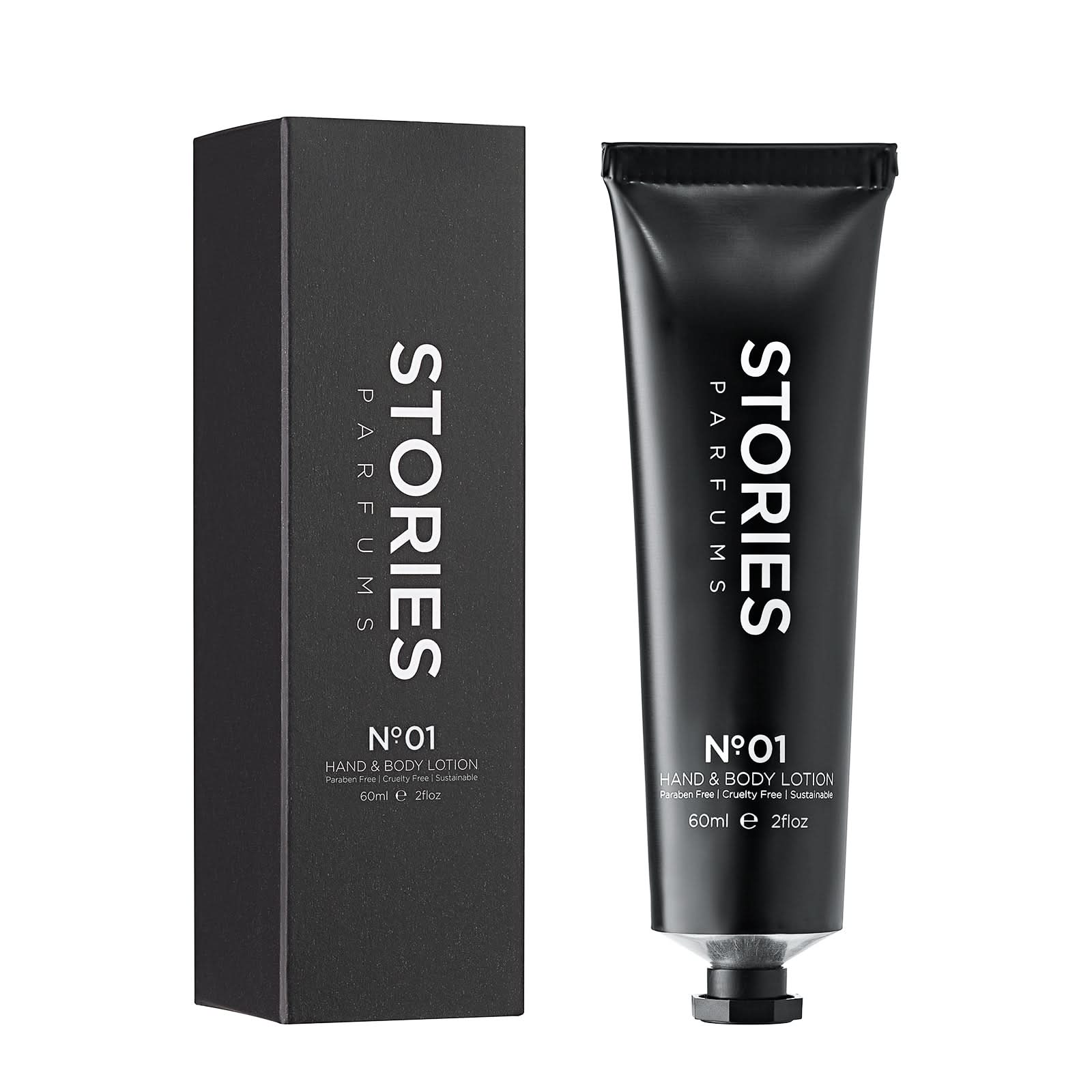 STORIES Nº.01 Hand & Body Lotion with its box