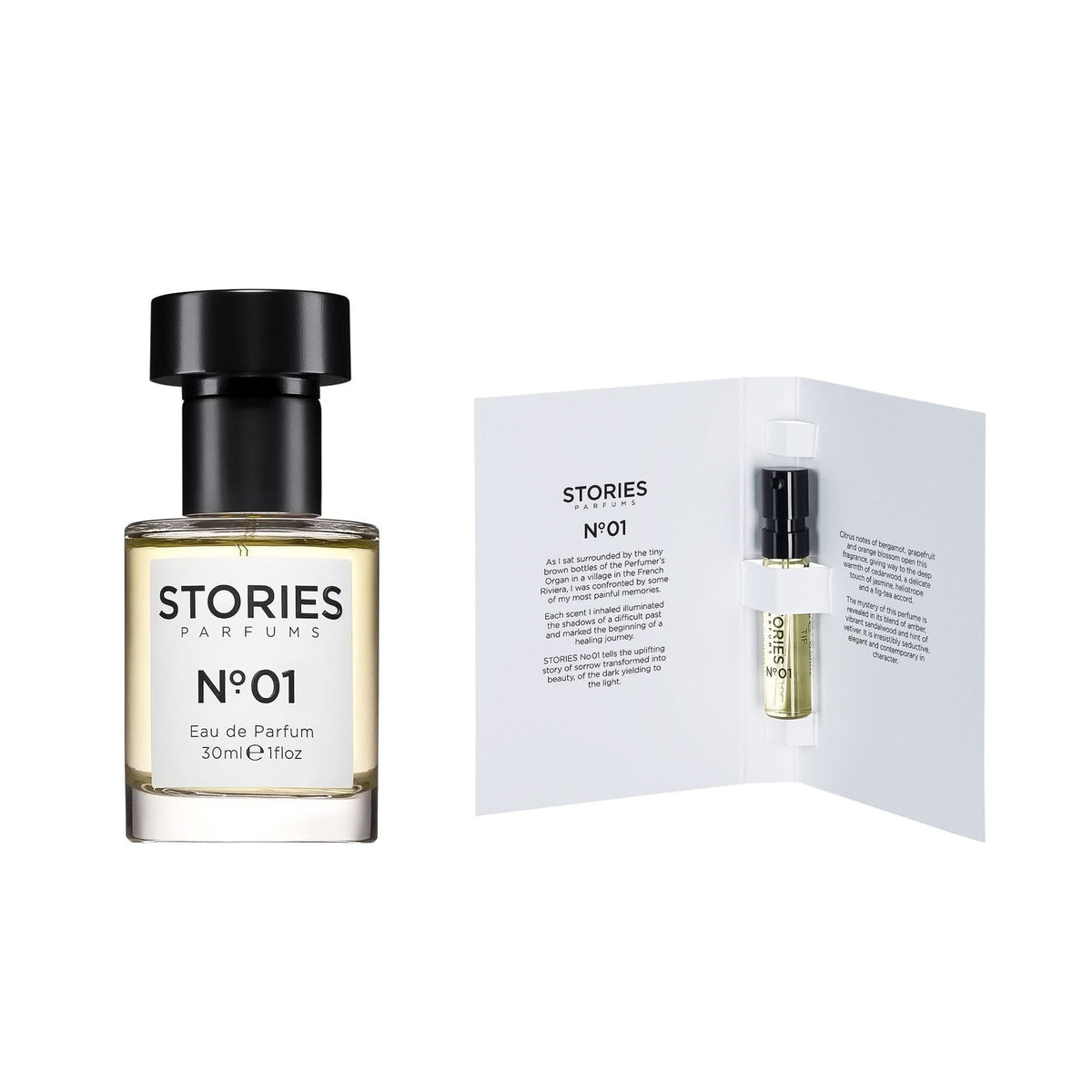 STORIES Nº.01 30ml & 1.5ml Sample · Try at Home