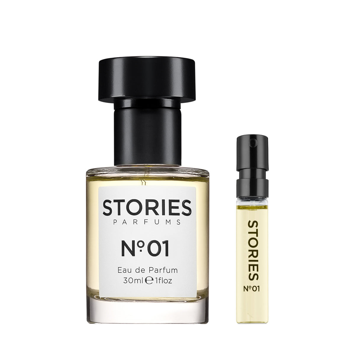 STORIES Nº.01 30ml & 2ml Sample · Try at Home