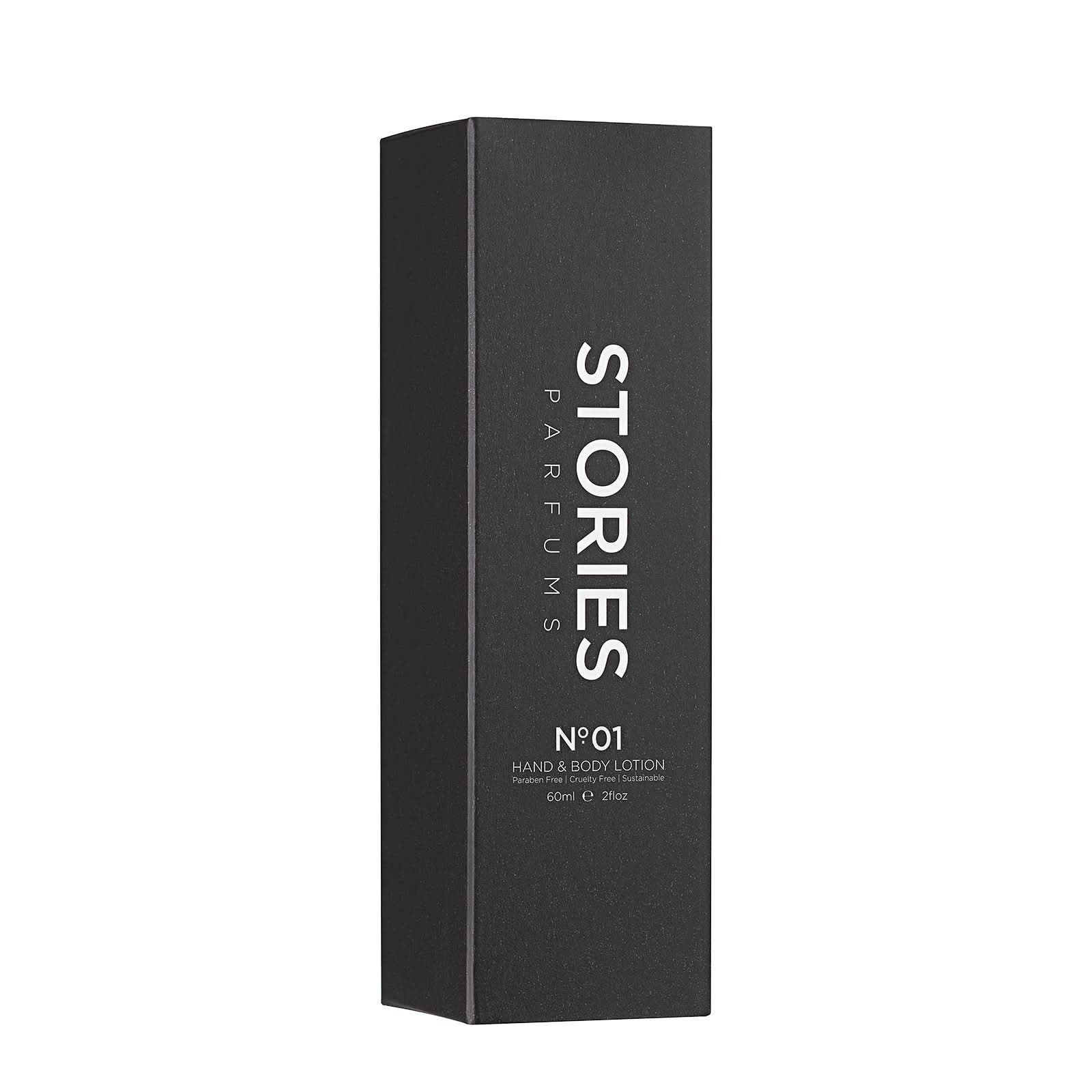 STORIES Nº.01 Hand & Body Lotion packaging