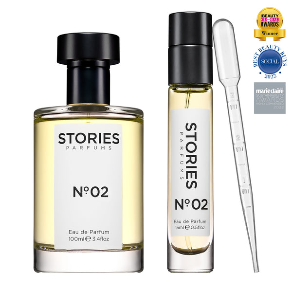 STORIES Nº.02 Eau de Parfum Contemporary Duo with Pipette