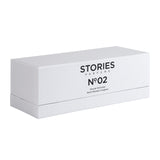 STORIES Parfums No.2 BOUGIE PARFUMÉE Front side of the Box