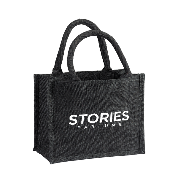 STORIES Jute Tote Bag